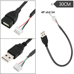 USB to 4P xh2.54 cable, 4P MX1.25 Female to USB 2.0 Female/ Male Cable USB to Dupont 4 pin Data Cable 30cm