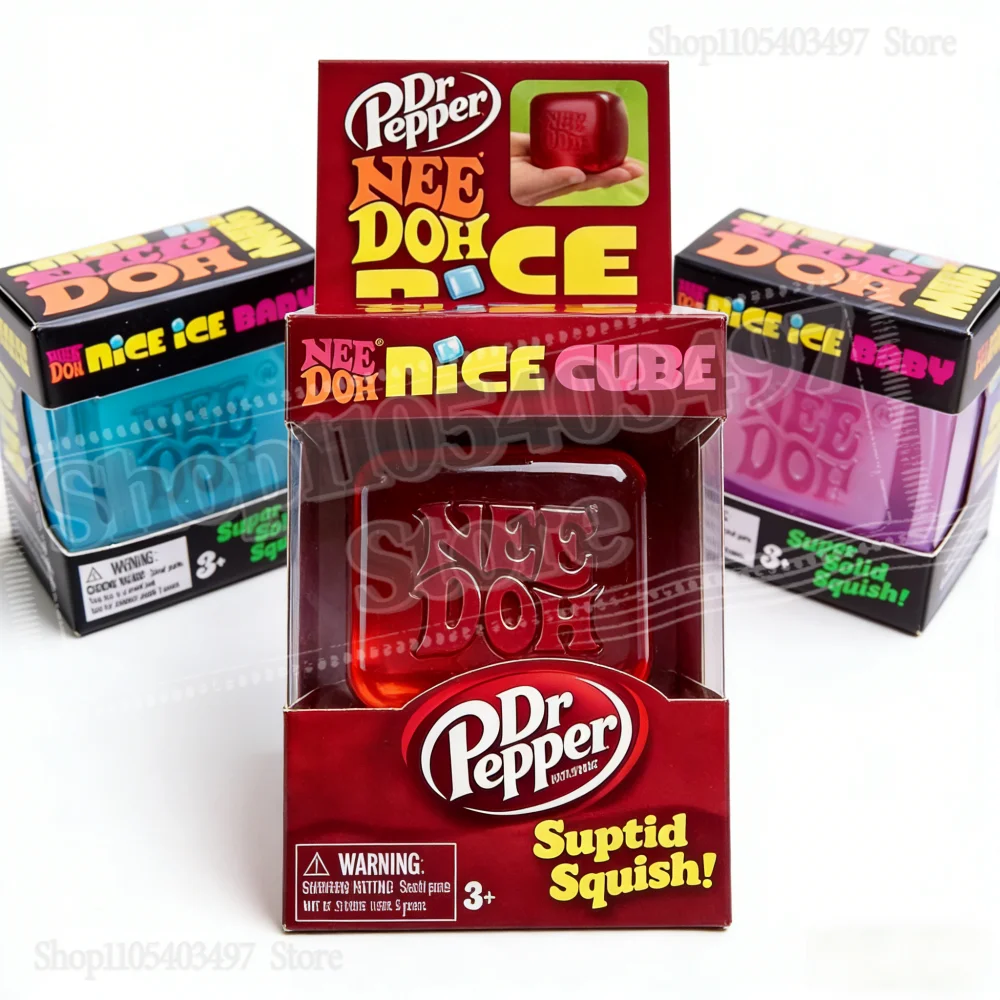 New Sensory Squeeze Toy Schyling Nee-doh Nice Cube for Stress Relief