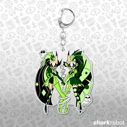 Ji E Lao Da KeyChain Men Anime Key Chain Women Acrylic Car Cosplay Japan Key Ring Pendant Party Phone Charm Kids Friends Gift
