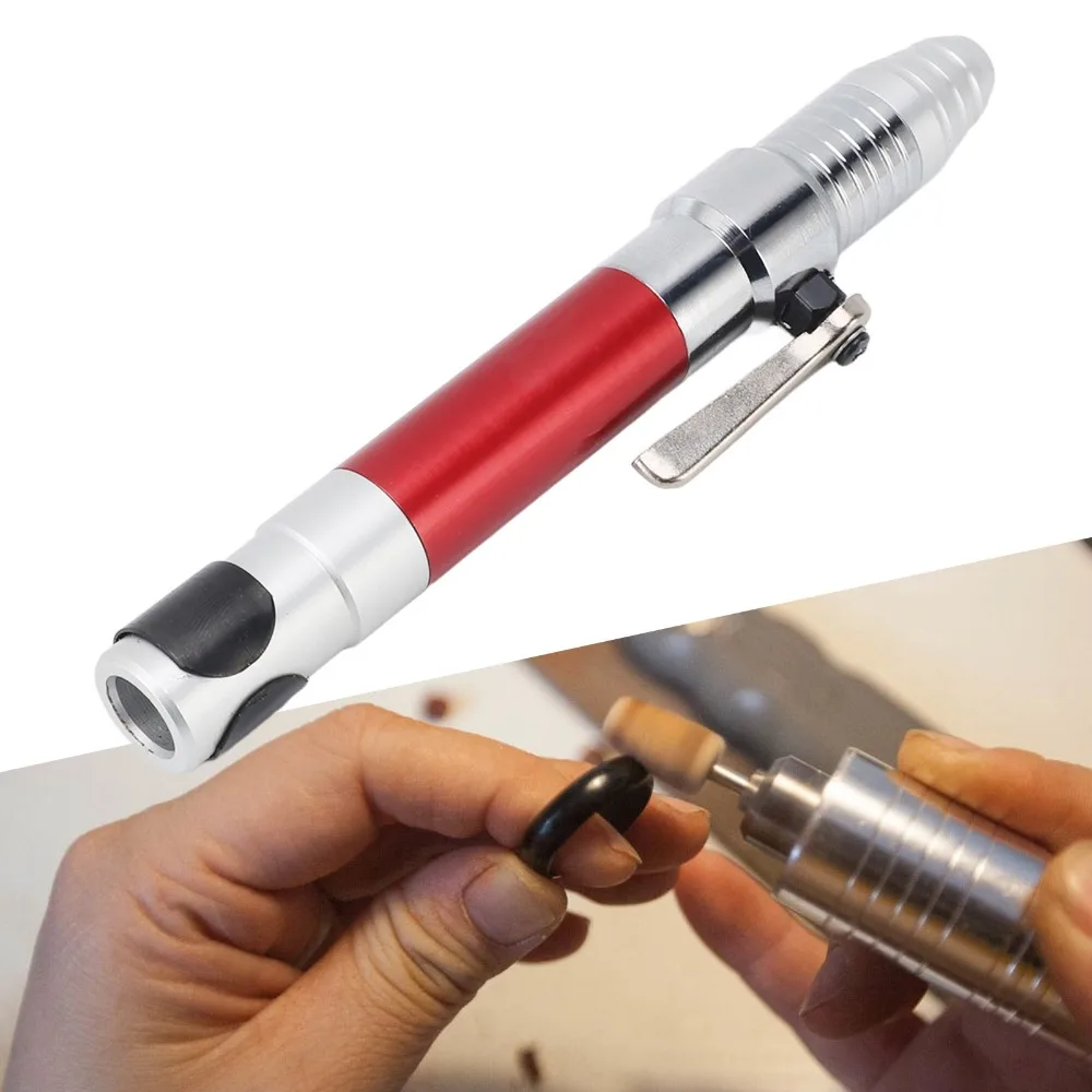 Durable Silver Grinding Machine Handle Metal 14 x 1.7cm Polishing Machine Handpiece Handpiece Chuck For Jewelry Engraving