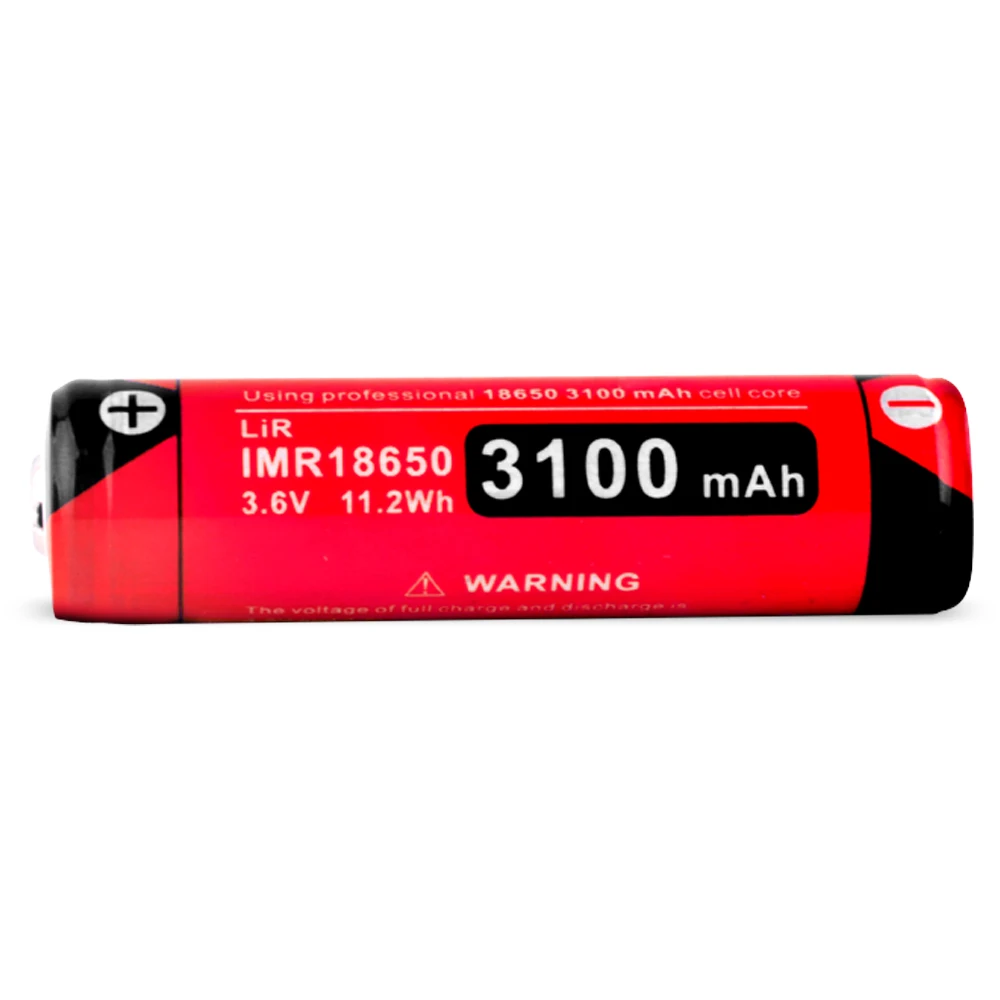 KLARUS 18GT-IMR31 18650 Battery 3100 mAh High Quality IMR 18650 Lithium-ion Battery , Flashlight Gift