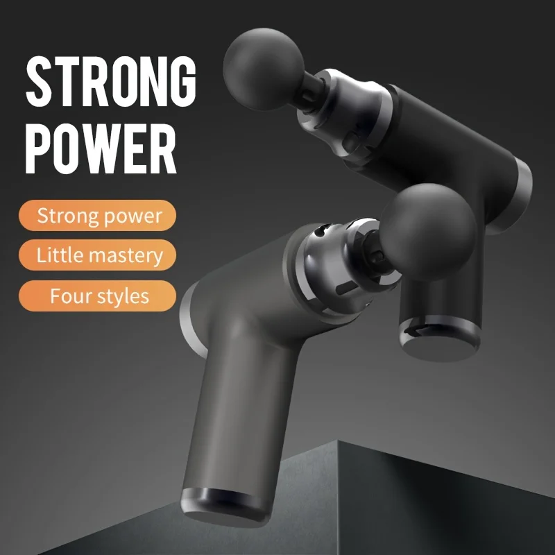 Портативный мини-массажный пистолет, 1 шт., перкуссионный массажер для глубоких тканей, ультракомпактный и тихий, карманный размер для снятия в дороге,