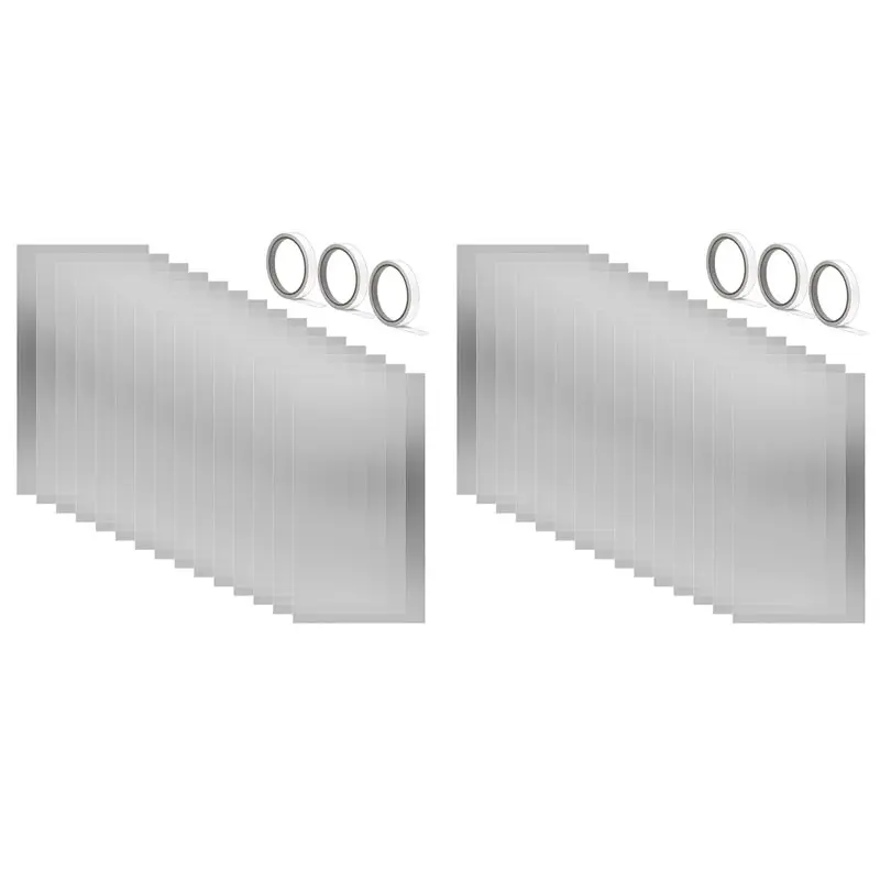 AWAH 30 шт., крышка объектива шкафа с пескоструйной обработкой, 23X11 дюйма, абразивная оконная пескоструйная пленка, внутренняя защита линз, прозрачная песчаная пленка