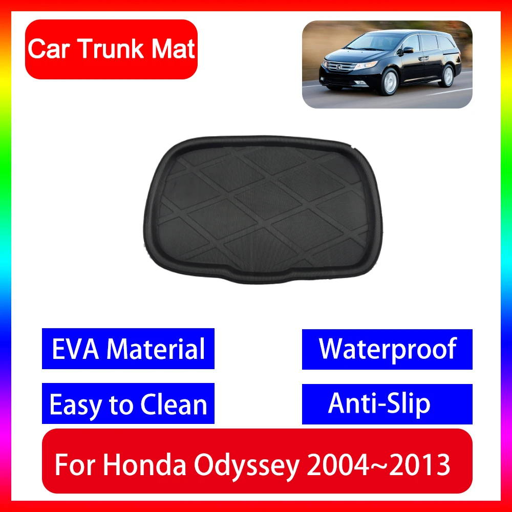 

For Honda Odyssey MK3 MK4 RB1 2 3 4 2004~2013 2005 2006 2008 2009 2012 Car Trunk Mat Waterproof Carpet EVA Waterproof Trunk Mat