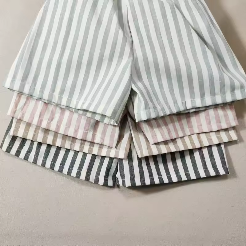 Children's Shorts Children's Pants Single Item Pants Pure Cotton Boys Casual Pants Girls Shorts Baby Jackets Pants British Style - Image 3