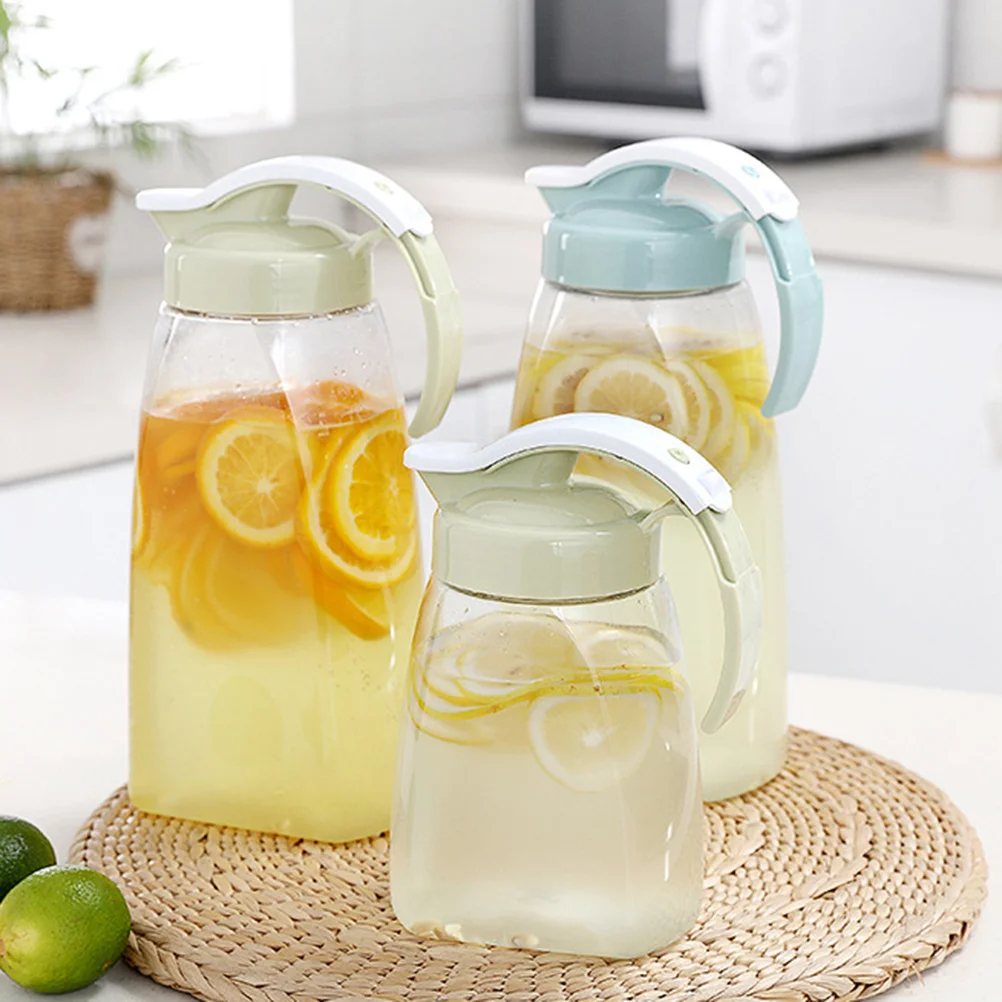 

Beverage Storage Container Heat Cold Water Jug Plastic Juice Pitcher Household Teapot Kettle Size S Blue Food Safe Anti
