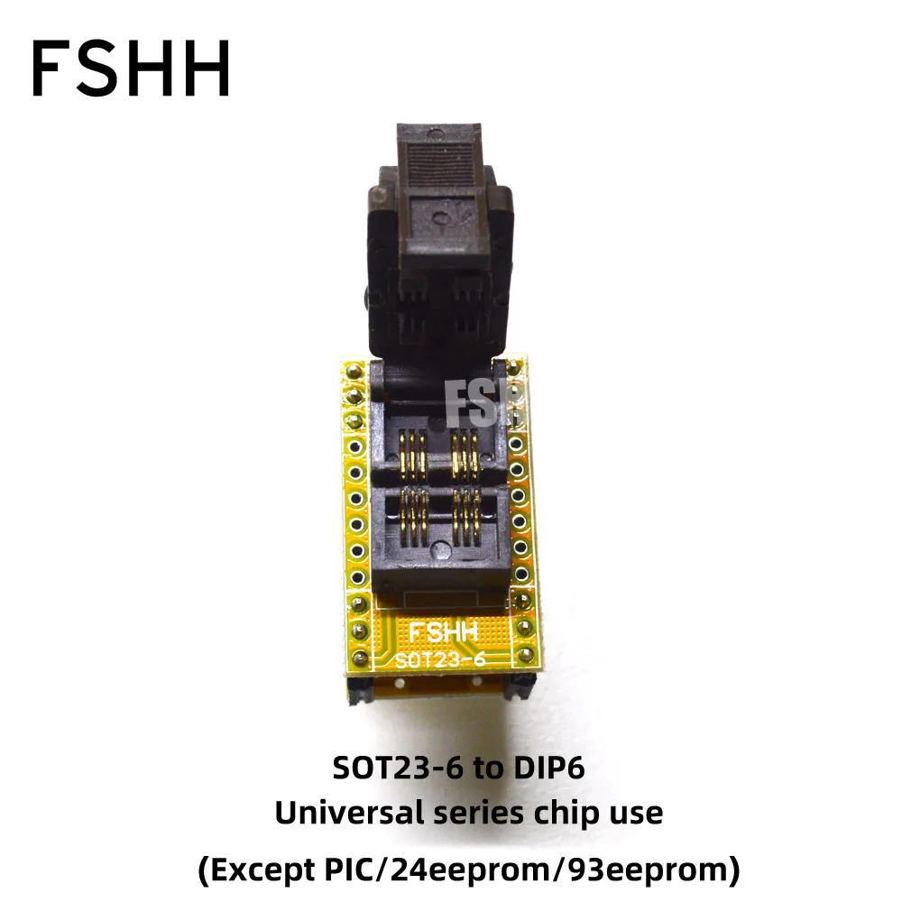 Imagem -03 - Soquete de Queimadura Sot23 Soquete de Teste Sc74 ic Sot233 Sot235 Sot236 Cnv-sot-pic10f20x1 Adaptador do Programador Sa717