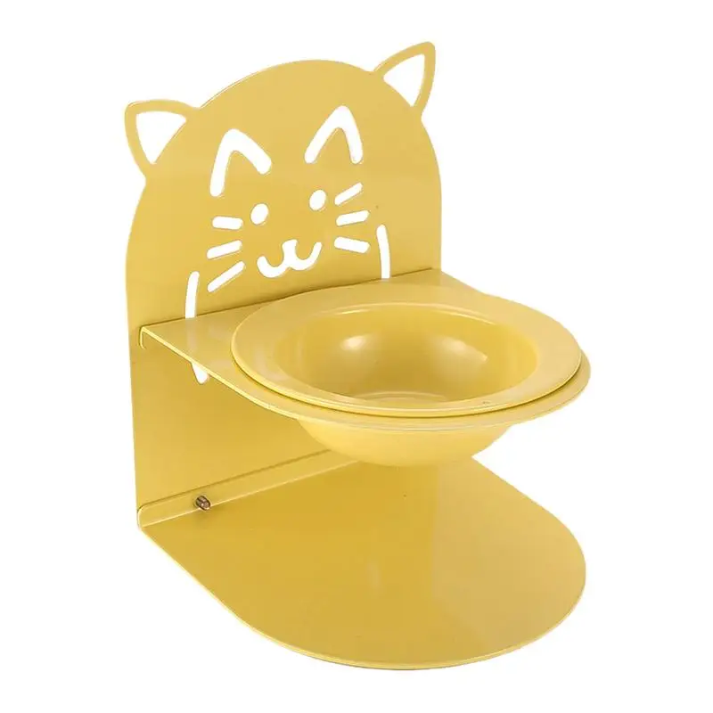 

Elevated Cat Food Bowl Removable Pet Feeder Ergonomic Removable Raised Based Cat Bowl For Travel Car Apartment Home Outdoors
