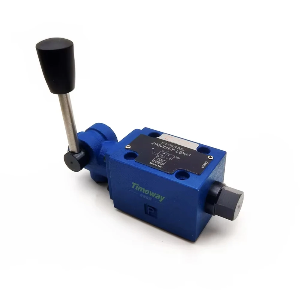 

Гидравлический клапан 4WMM6Y Ручной направляющий клапан для замены гидравлического регулирующего клапана SHLIXIN 4WMM6Y-L6X/F