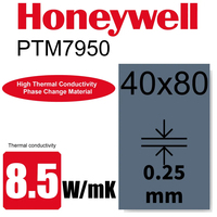 Honeywell PTM7950 Thermal Pad Phase Change Material CPU GPU Computer Watercooler 0.2 0.25mm Heatsink 40x40 40x80 8.5W/Mk