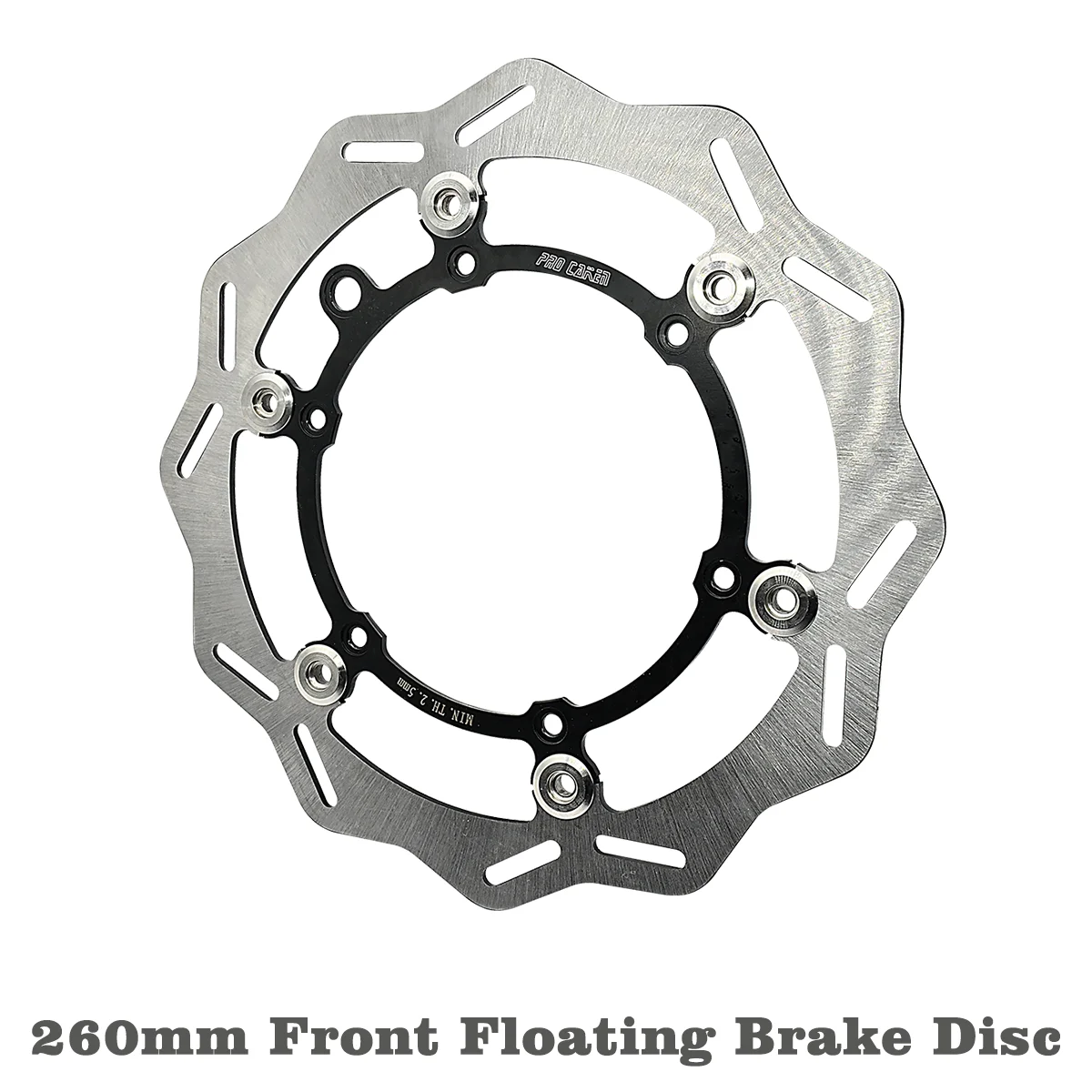 

For KTM 125 200 250 350 400 450 500 XC XCF XCW SX SXF EXC EXCF TPi Six Days 1994-2023 260mm Front Brake Disc Wave Floating