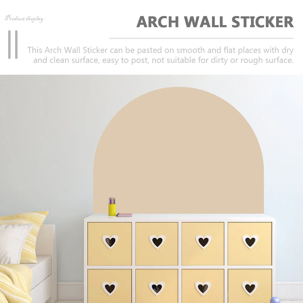 

Arch Wall Decal Stylish Geometric Wallpaper Strong Adhesive Easy to Install Wall Decor for Nursery Playing Room