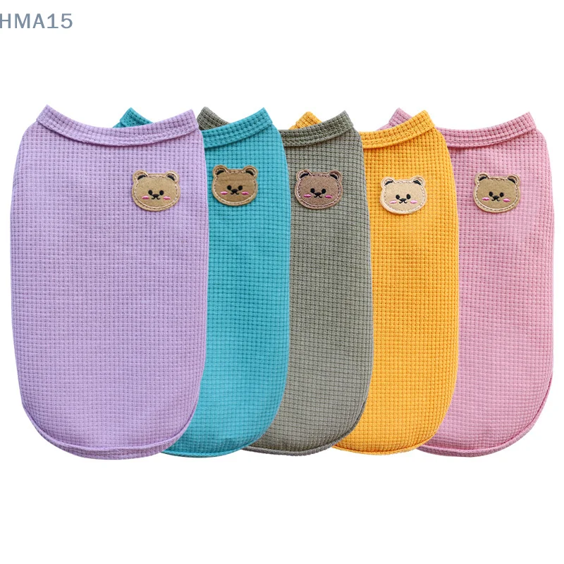 Spring Summer Pet Dogs Vest Pet Cat Clothing Breathable Sweat Resistant Pet Vest Small Medium Dogs Clothing Pet Supplies