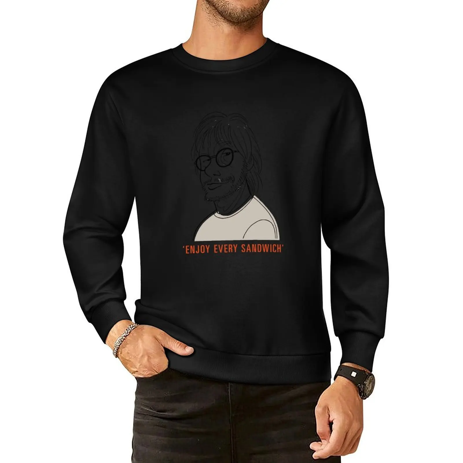 

Enjoy every sandwich Pullover Hoodie male clothes men's clothes new in sweatshirts