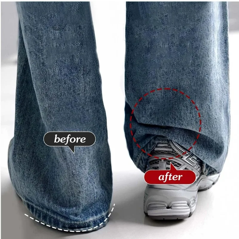 Adjustable Trouser Hem Clips Invisible Non Slip Pants Length Fixer Reusable Plastic Clothing Clips No Sewing Quick Hemming Tools