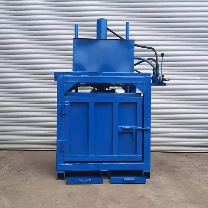 for 10T-80T Vertical Baler Automatic Hydraulic Waste Paper Textile Recycling Machine Factory Price Industrial Compactor