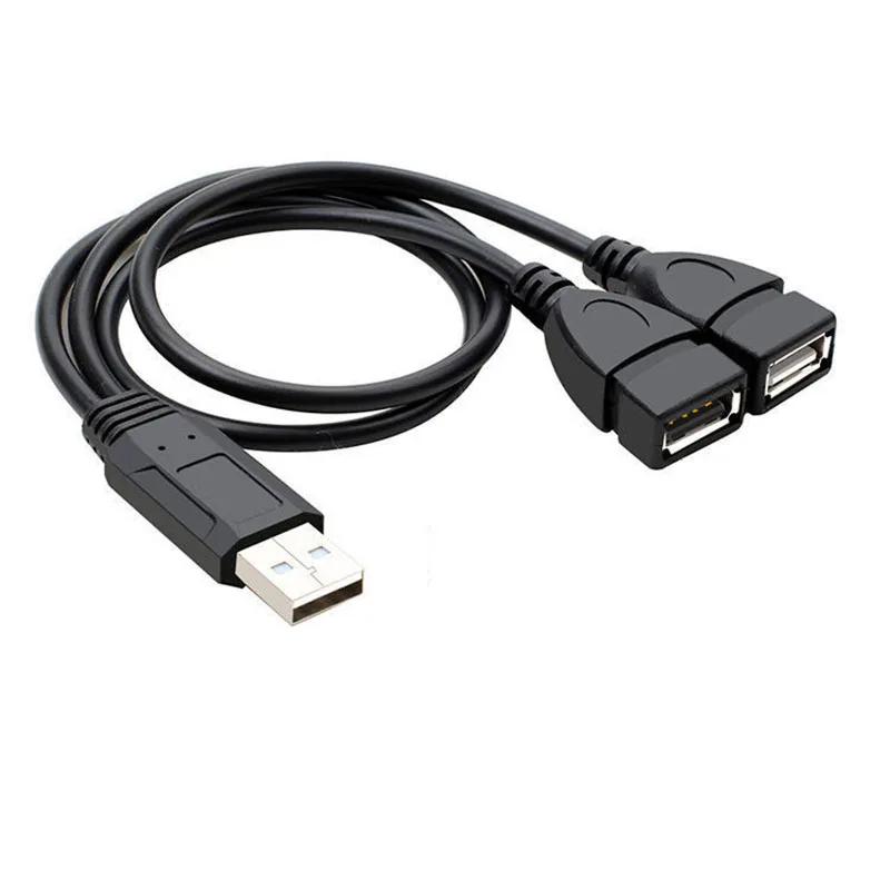 

Автомобильный разветвитель с переходными кабелями USB «один на два» от одного до двух гнезда в соответствии с удлинительной линией