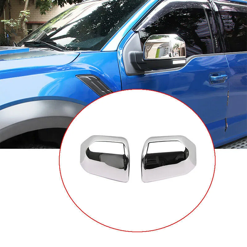 

Chrome Car Rear View Mirror Cover-Side Mirror Cover Cap for Ford F-150 F150 2016-2020