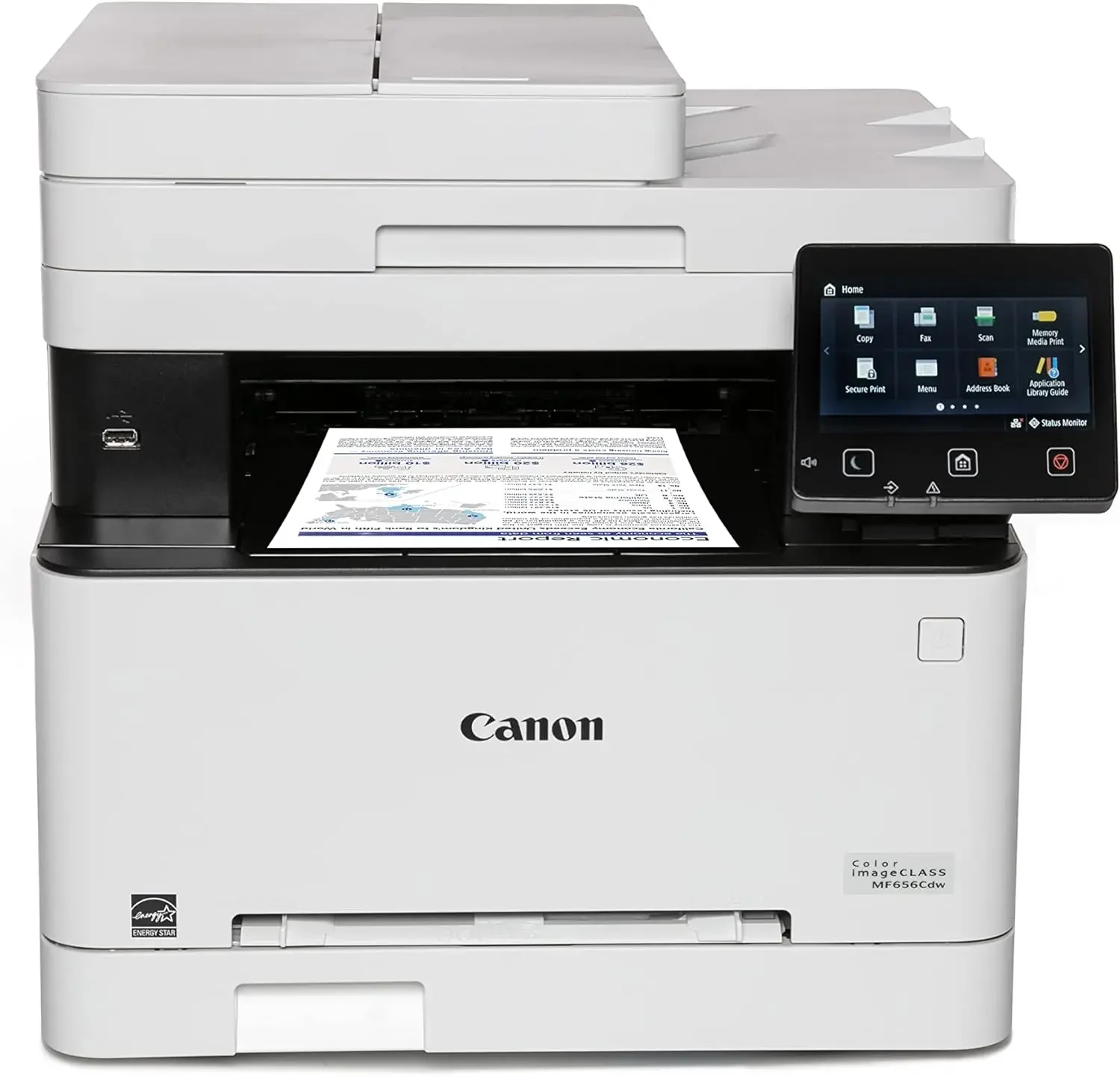 MF656Cdw - Wireless Duplex Laser Printer, All-in-One with Copier, Scanner, Fax, Auto Document Feeder,