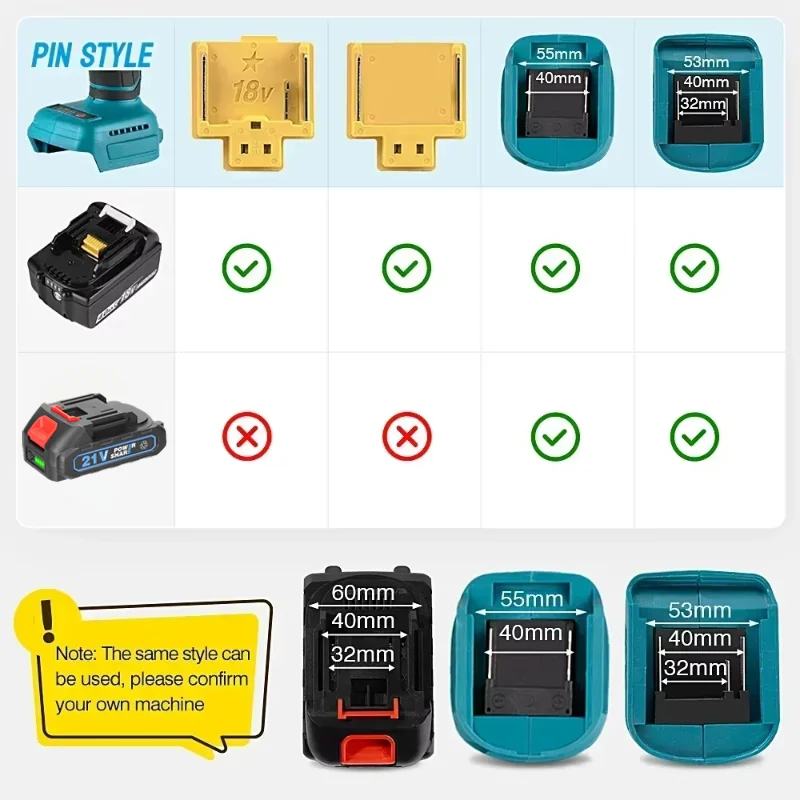 21V 2.0Ah Rechargeable Lithium Ion Battery with Indicator for Makita Electric Wrench, Saw, Drill Power Tool Replacement Battery