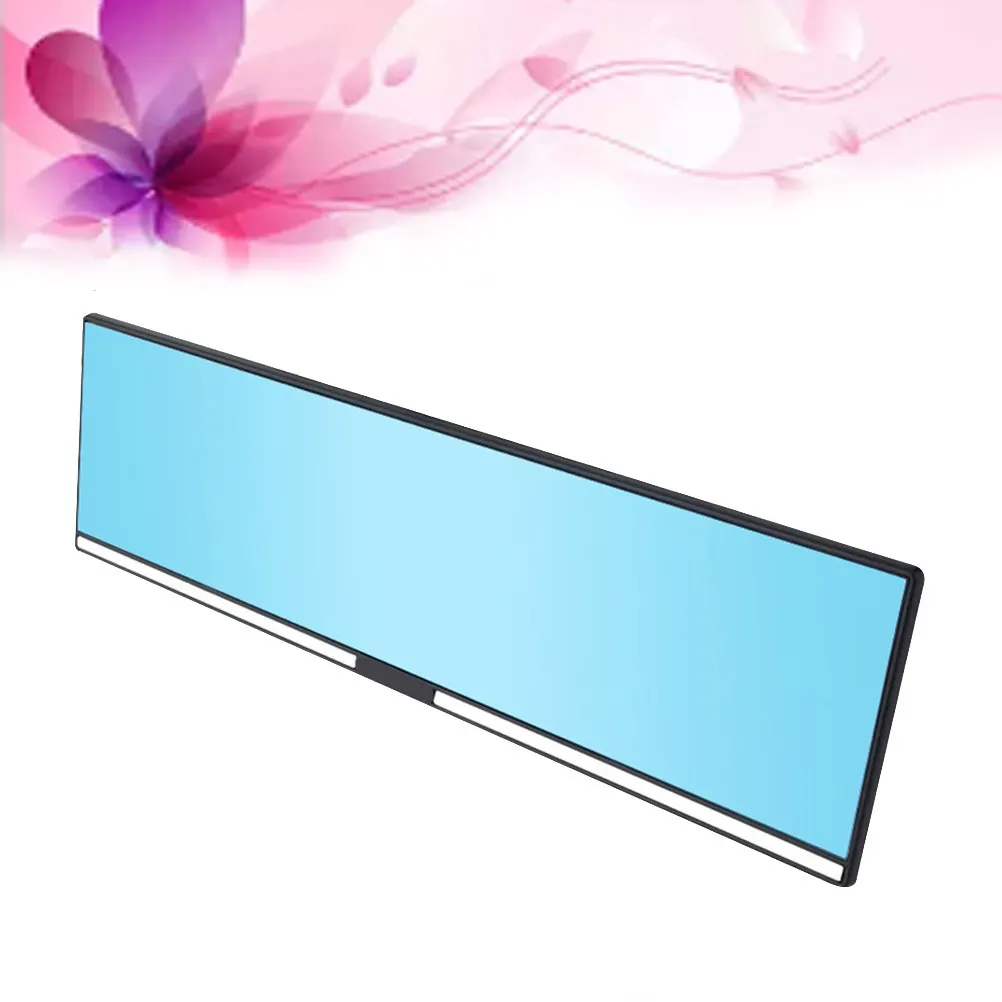Universal Anti-Glare Interior Rear View Mirror Wide Angle Panoramic Car Rearview Mirror Replacement Clear Coating Wear-Resistant