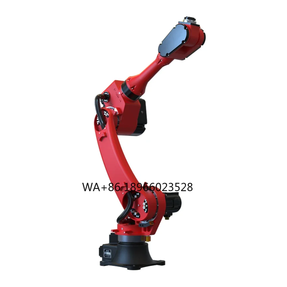 Robot de soudage industriel multifonctionnel à six axes, facile à utiliser et à programmer, peut empiler, couper, transporter et pulvériser