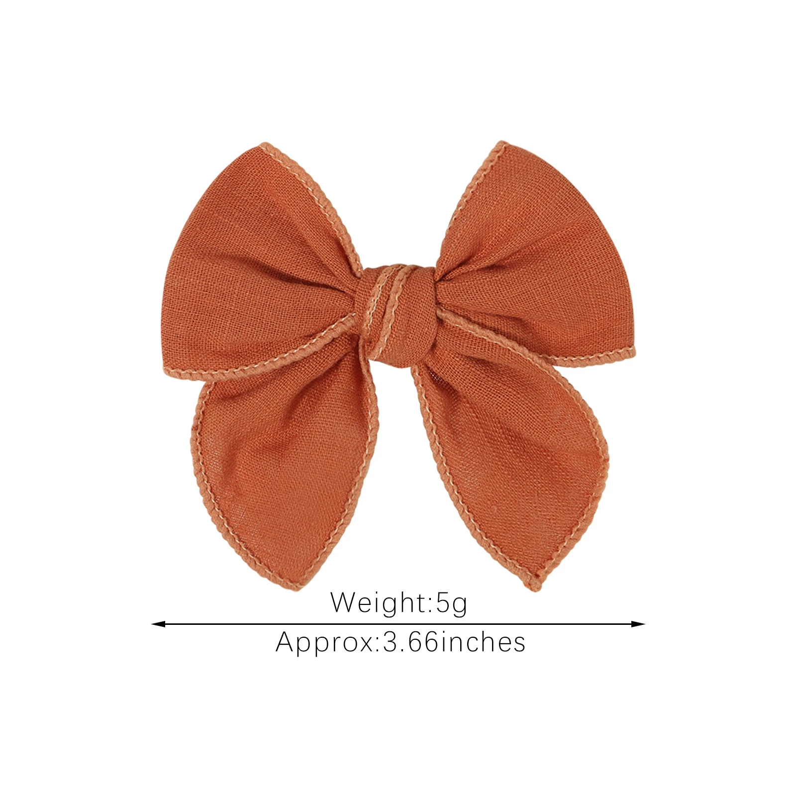 2pcs/Set Sweet Cotton Solid Handmade Bows HairClips Girls Bowknot Hairpin Barrette Headwear Kid Baby Hair Accessories Wholesale