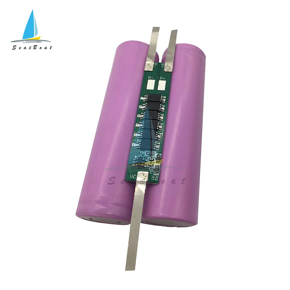 5Pcs 2S BMS 7.4V 2A 3A 4.5A 6A 7.5A 9A 18650 Lithium Battery Charge Protection Board Welding Nickel For Power Bank/Electric Toys