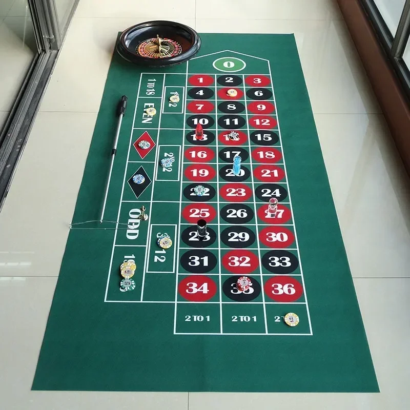 90x180 سنتيمتر الوجهين بوكر الوسادة Blackjack لعبة النرد وطاولة الروليت غير المنسوجة النسيج كازينو اكسسوارات الترفيه المنزلي