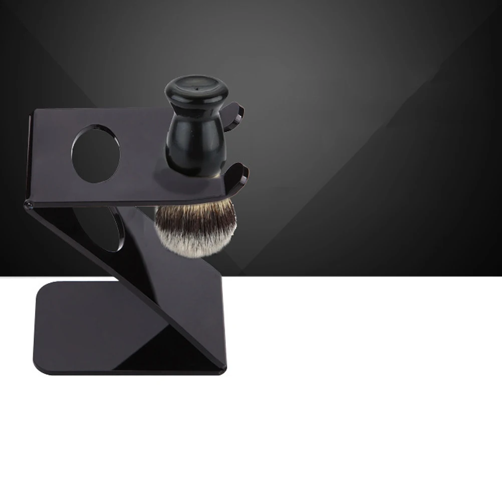 かみそりスタンドシェービングブラシホルダーオーガナイザー男性用バスルームデスクトップ収納ラックシェービングブラシディスプレイスタンドトラベルグルーミング