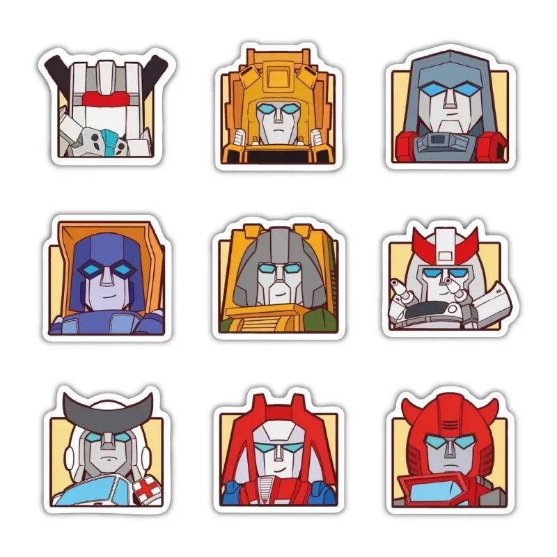 60PCS Transformers Cards Optimus Prime Megatron Soundwave Bumblebee Decorative Mobile Phone Notebook Stickers Wholesale