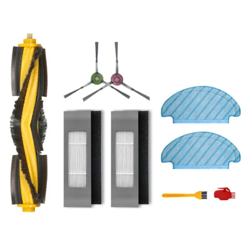 Untuk ECOVACS Deebot T9 AIVI T8 AIVI N8 Pro 920 950 suku cadang Penyedot Debu Filter HEPA sikat sisi utama kain pel