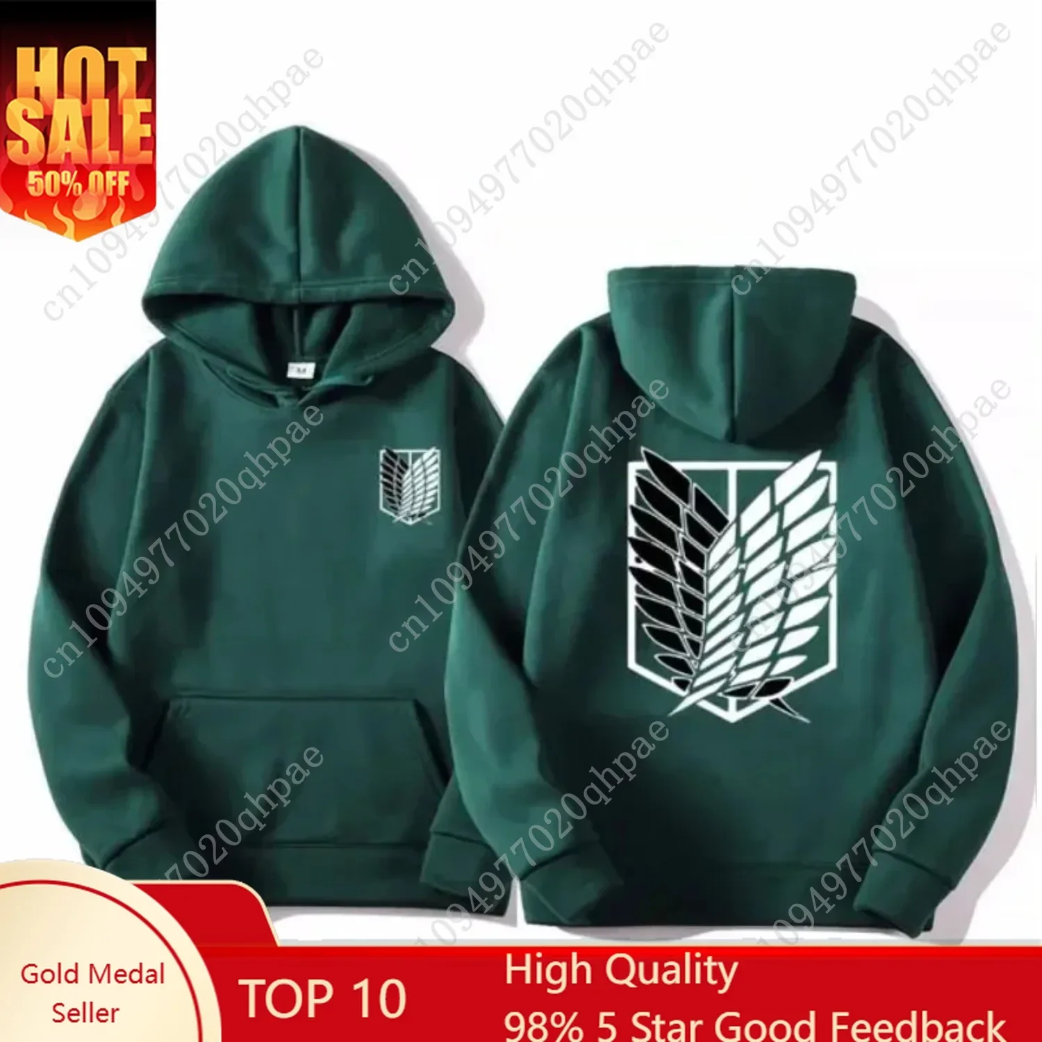 

Attack on Titan Men's Hoodie Anime Hoodies Men Women Streetwear Pullover Harajuku Shingeki No Kyojin Hoodies Sweatshirt Clothes