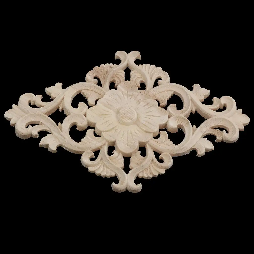 

European Style Wooden Mirror Applique Elegant Wall Moldings Decor for House Interior Decoration and Accessories