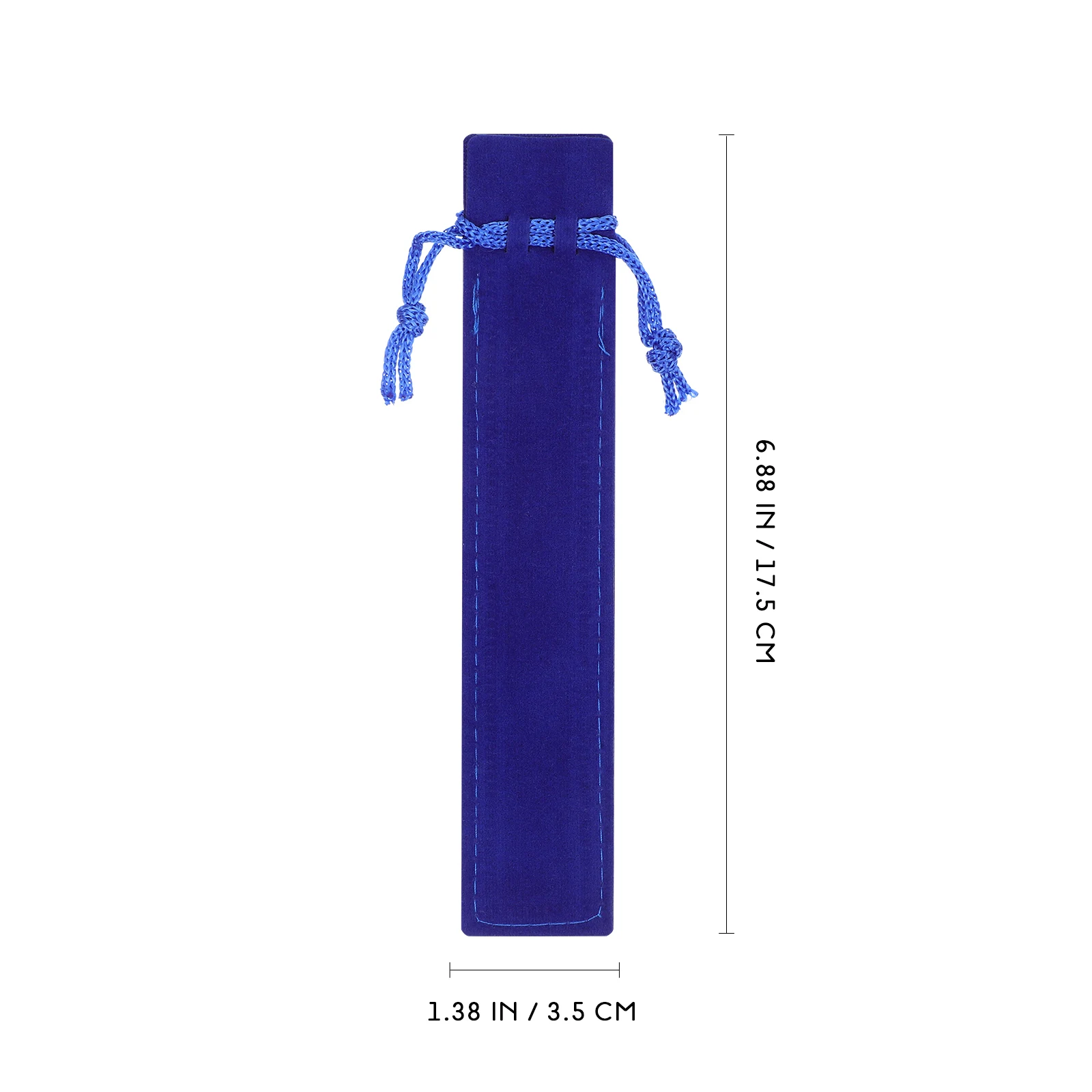 

50 Pcs Fleece Pen Bag Pencil Case Pouches Portable Velvet Canvas Drawstring Flannel Holder Marker
