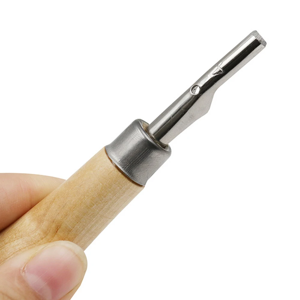 Engraving Tool 7 Pcs/set Concave Radius Router Bit Hand Chisel Wood Carving Wood+Silver Wood+Steel Accessories