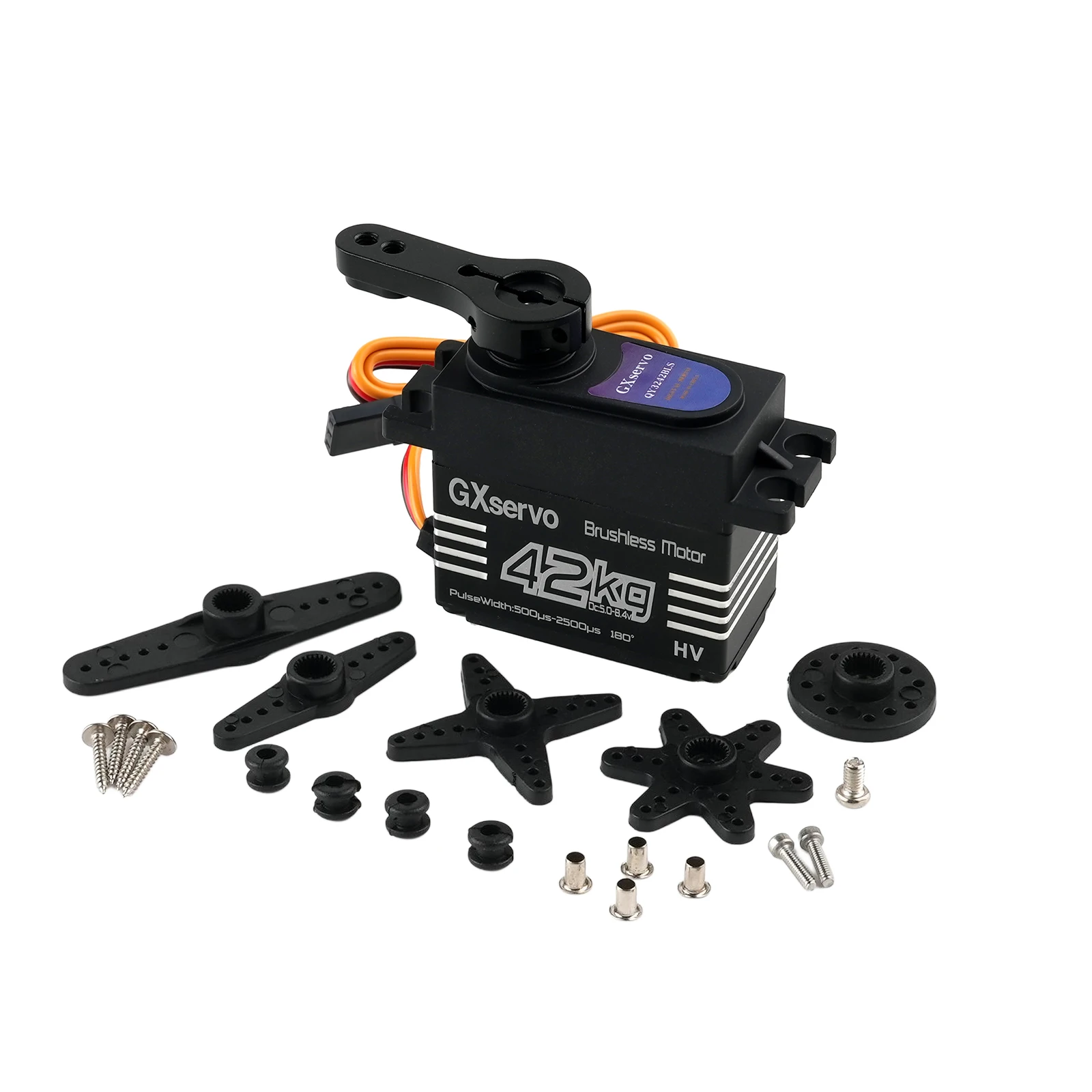 42KG QY3242BLS High Torque Digital Servo Metal Gear 270/180 Degree Angle Controllable Brushless Motor Servos DIY Toy Model Parts