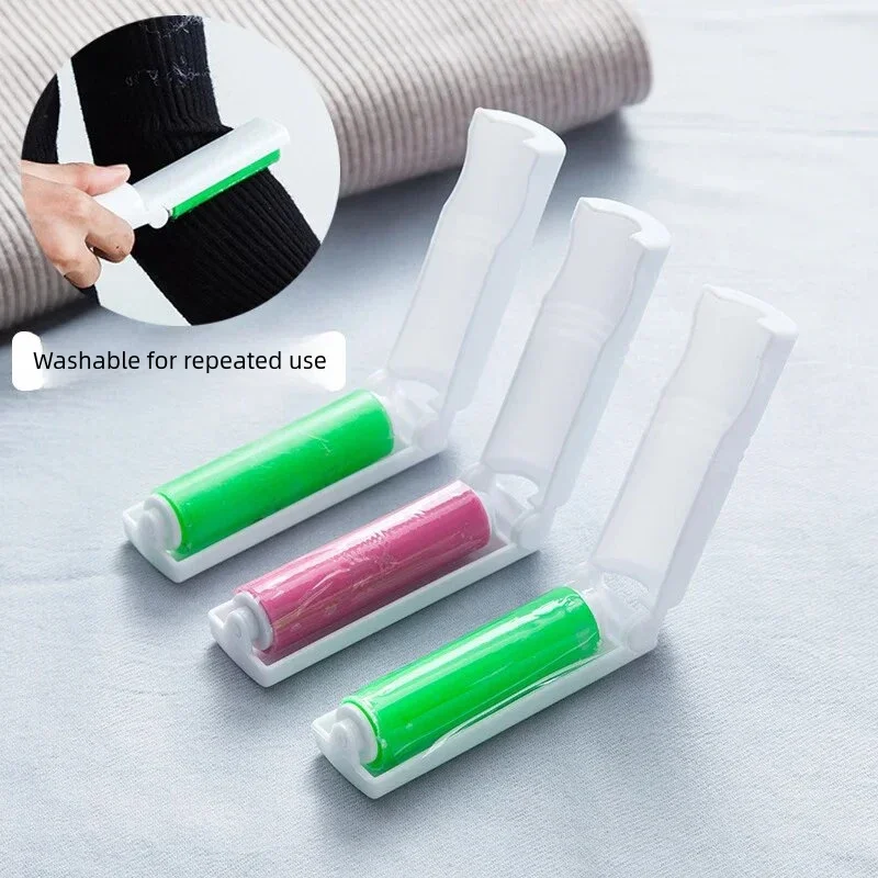 Reusable Lint Remover For Clothes Pellet Remover Cat Hair Remover Washable Clothes Sticky Roller Sofa Pet Hair Sticky Roller