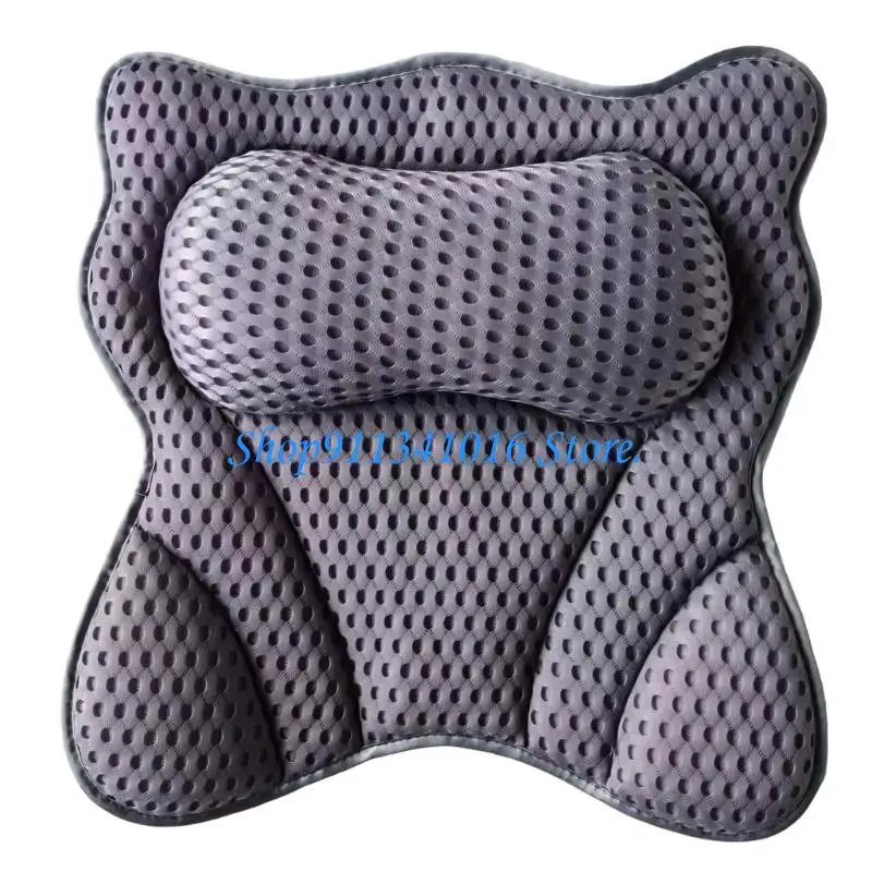  Ventilated Bath Headrest Featuring flexible Frame And Easy Installation For Any Tub