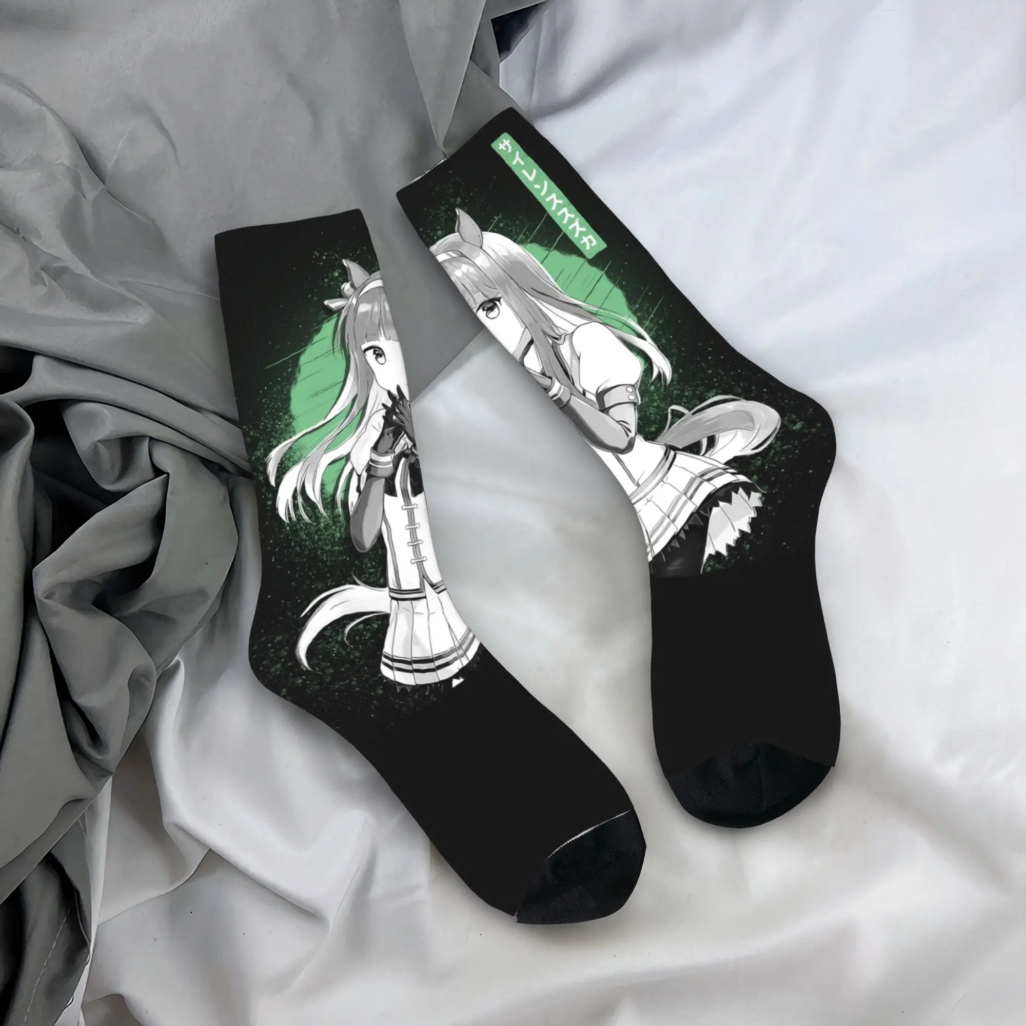 الصمت سوزوكا أوما موسومي الجوارب الرجال النساء البوليستر موضة الجوارب الجدة الربيع الصيف الخريف الشتاء الأوسط جوارب أنبوبية هدية