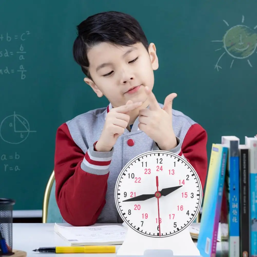 Hands-on Learning Clock การศึกษาการสอนนาฬิกาสําหรับเด็กเวลาการเรียนรู้เครื่องมือนักเรียนโรงเรียนนาฬิกา Teacher Aid สําหรับเวลา