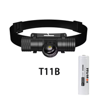 T11B Headlamp 800 Lumens Sensor LED Headlight Adjustable Head Flashlight IP66 Waterproof Rechargeable Torch for Hiking Camping