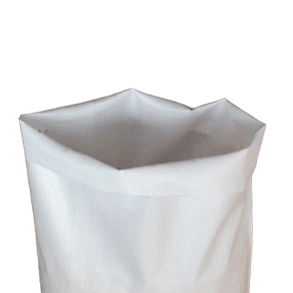 20개 플라스틱 직조 자루, 고강도 재사용 가능한 모래 자루, 밀가루 포장, 이사, 기숙사 보관용 폴리직조 자루, 건니백