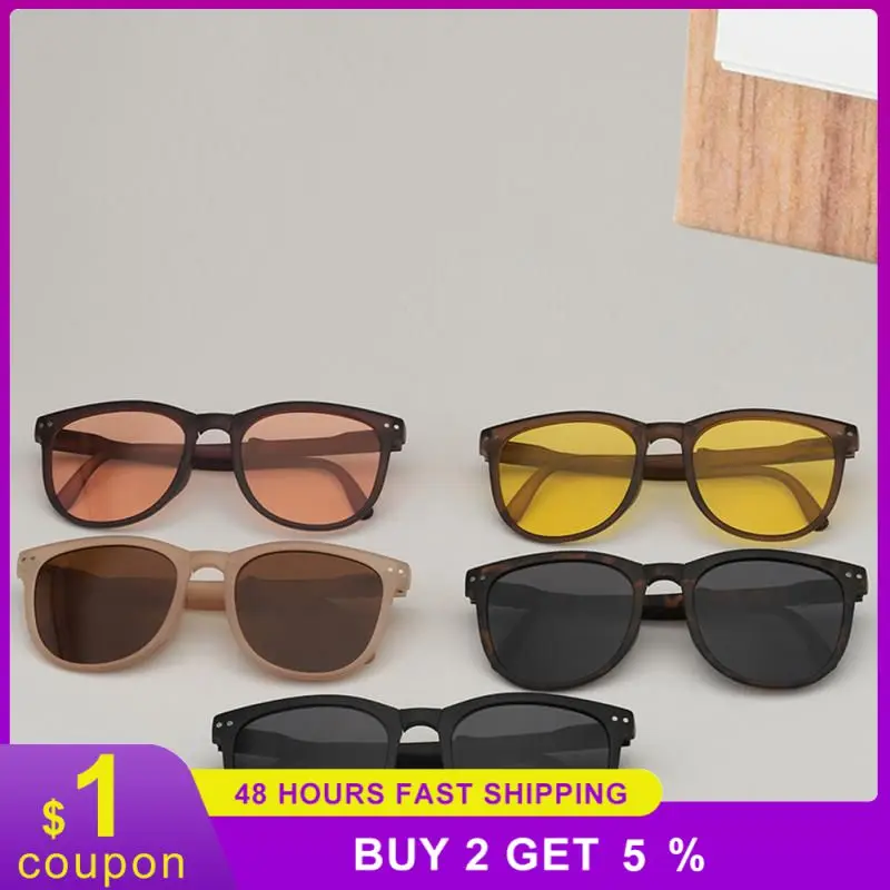 Sunglasses Fashion Comfortable Nose Pads Foldable Ultralight Anti-ultraviolet Fall New Style Female Retro Photo Очки 안경