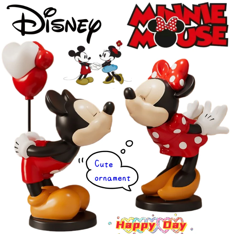 

Disney Mickey Minnie two-dimensional ornaments couple living room coffee table decoration ornaments as birthday gifts for friend