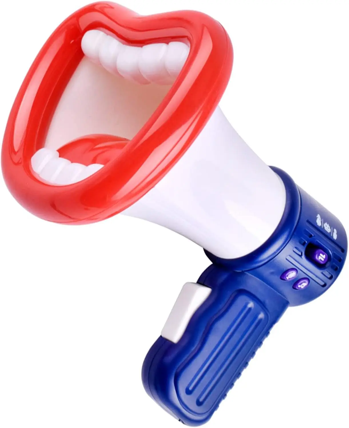

Voice Changer Horn Toy Mouth Shape Multi Button Voice Changer Horn Small Portable Plastic Kids Voice Changer Horn Toy
