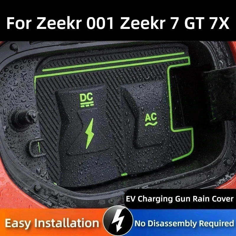 

For Zeekr 001 Zeekr 7 GT 7X EV Charging Gun Cover Dustproof Waterproof Protective No-Damage Universal for Electric Vehicle