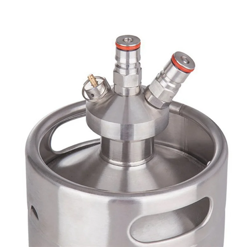 Mini dispensador de grifo de lanza de barril, con manguera de 12 pulgadas para herramienta de cerveza casera de 2L/3,6l/5L, dispensador de grifo de vino caliente