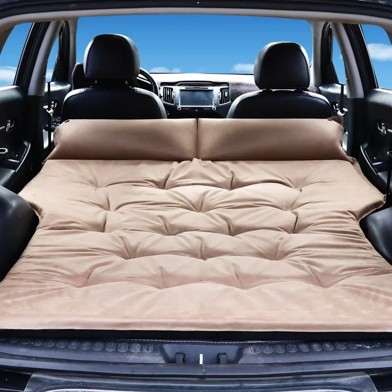 Hot Car Iatable Bed S U V Car Air Mattress Travel Bed Outdoor Camping Mat Air Mattress