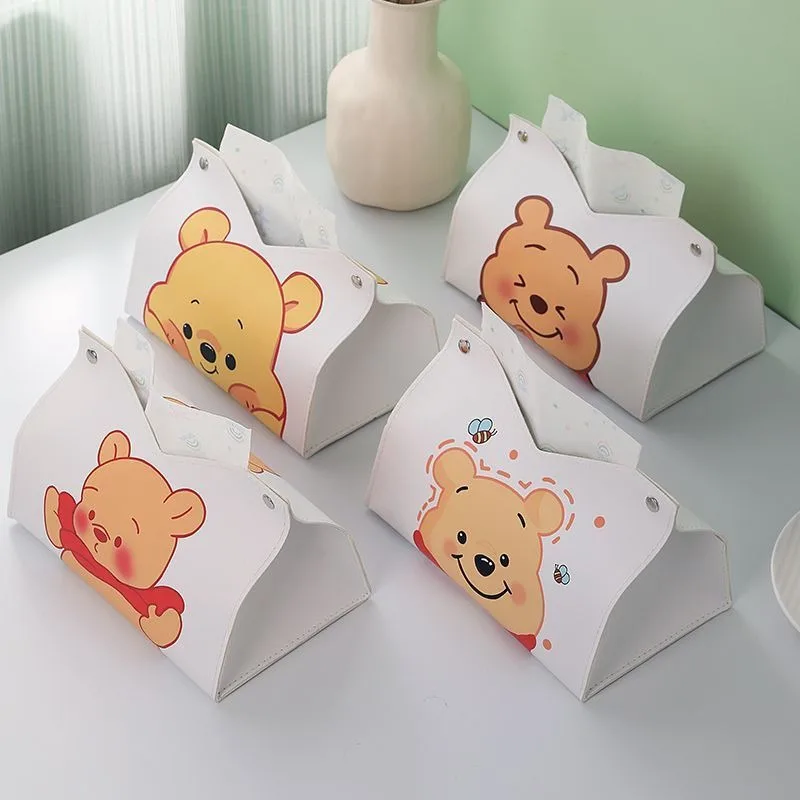 Disney Winnie the Pooh cute creative cartoon animation pattern new men and women home living room desktop storage tissue box